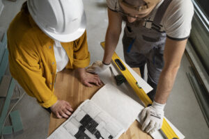 tiler working renovation apartment 1